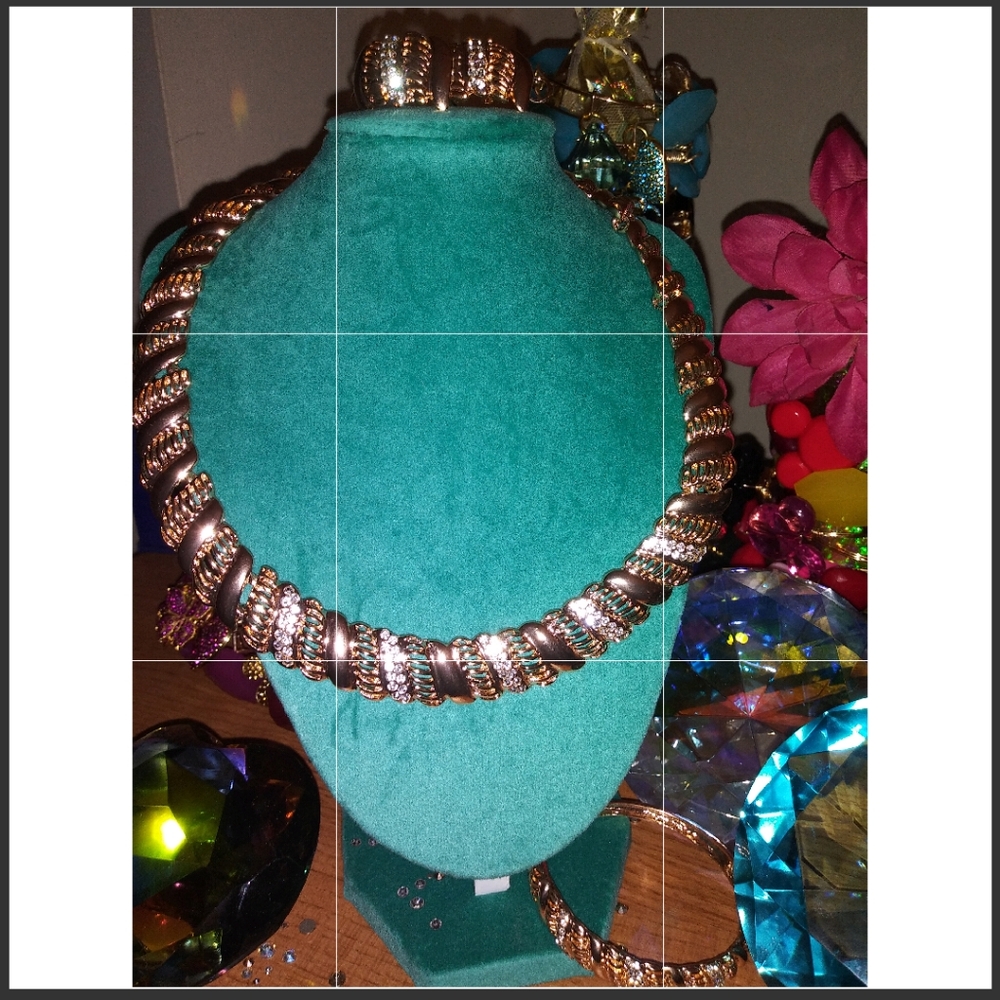 Old School 10kt gold necklace set